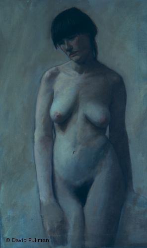 standing female nude